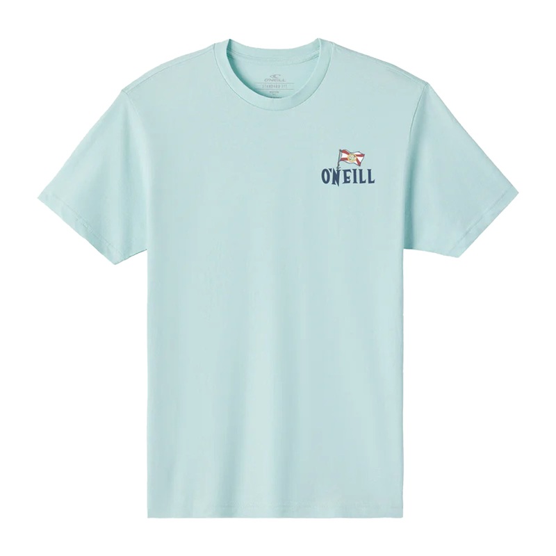 O’Neill Crockett Men’s S/S T-Shirt – Pastel Turquoise