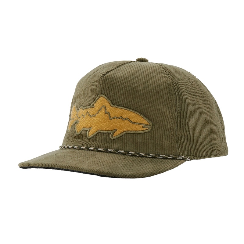 Patagonia Fly Catcher Men’s Hat – Fitz Roy Trout Tent Green