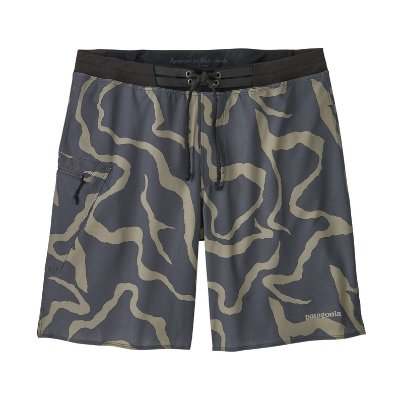 Patagonia Hydrolock Stitched 18″ Men’s Boardshorts – Camo Grey