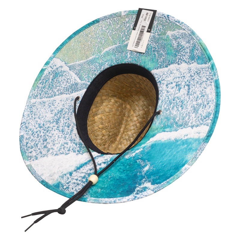 Surf Station Current Straw Lifeguard Hat – Blue