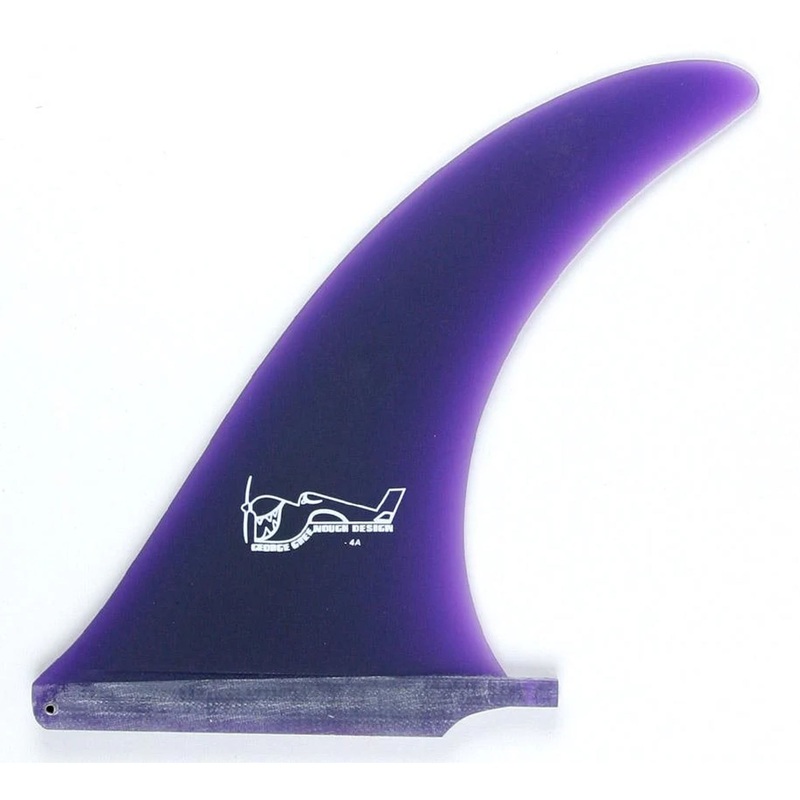 True Ames Greenough 4-A 10″ Longboard Fin – Purple