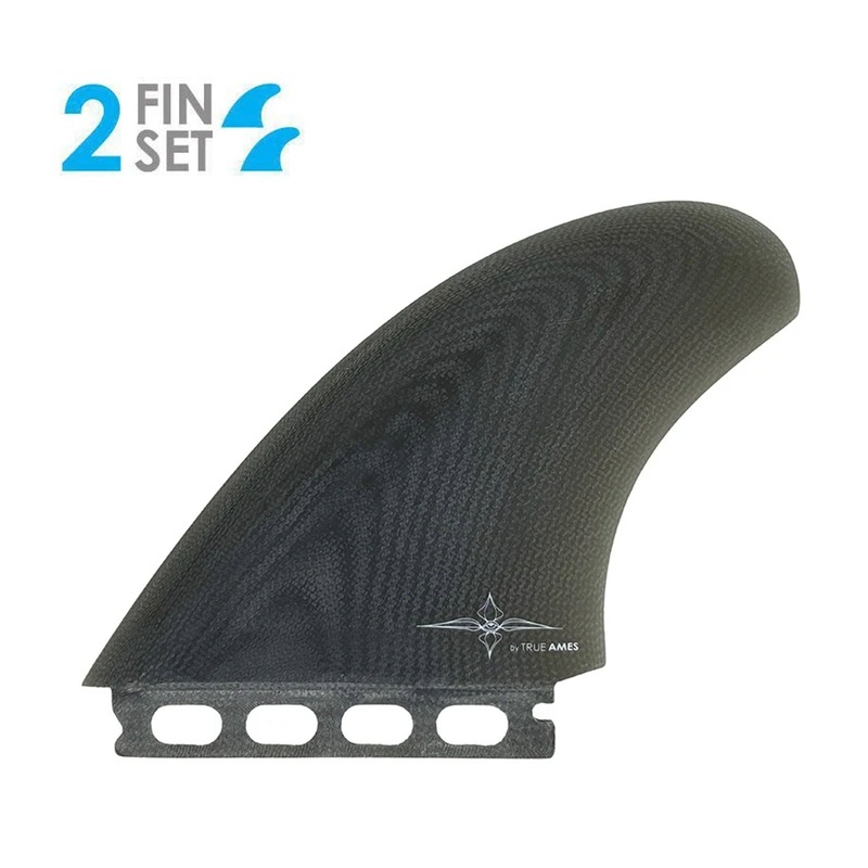 True Ames Ryan Burch Twin Futures Surfboard Fins – Smoke