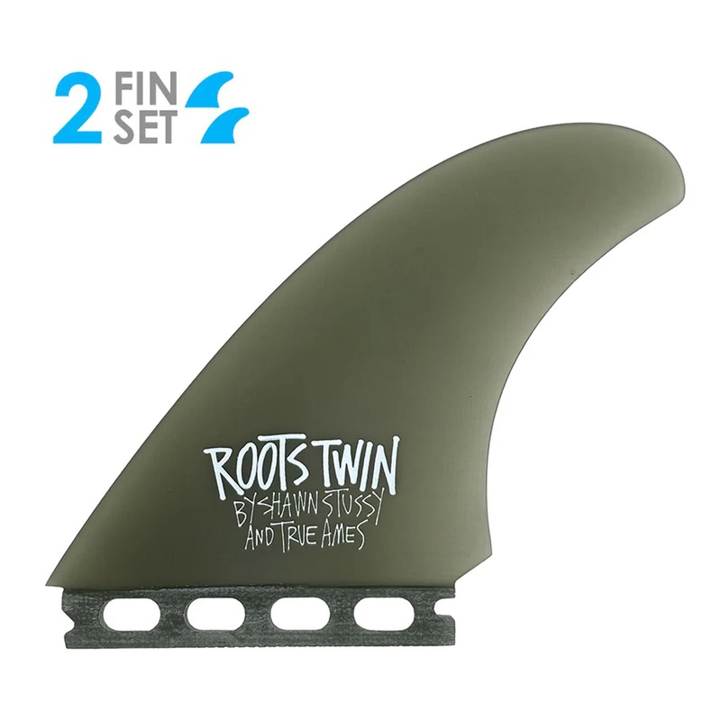 True Ames Stssy Roots Twin Futures Surfboard Fins – Smoke
