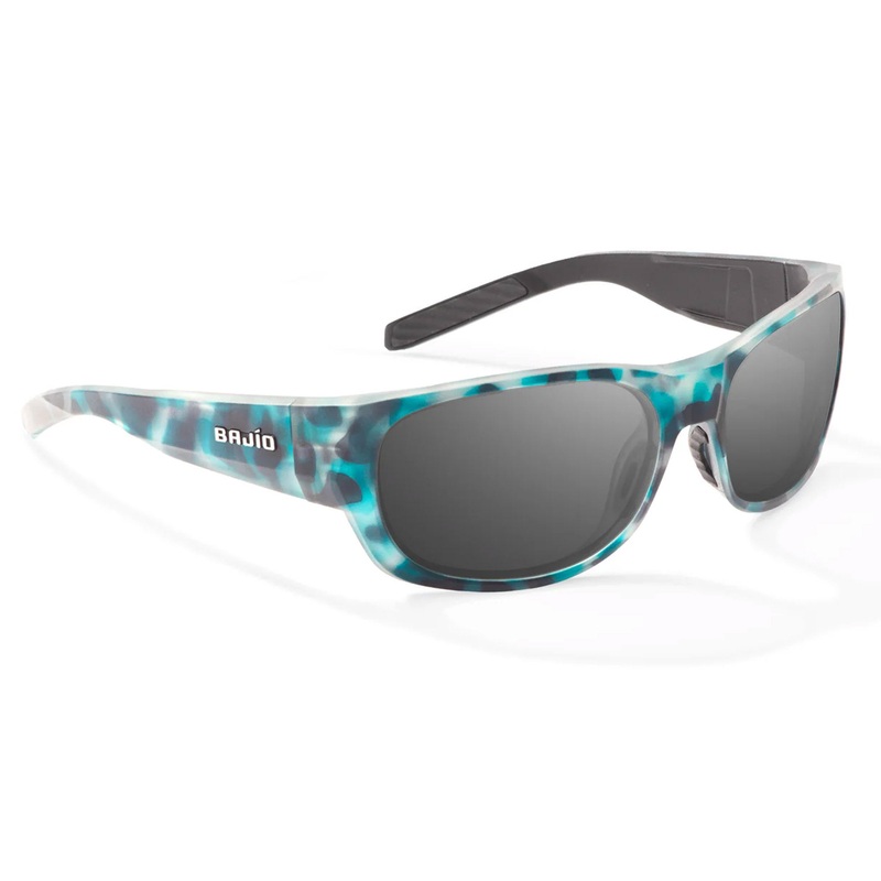Bajio Darien Medium Men’s Sunglasses – Light Blue Water Matte/Grey Polarized