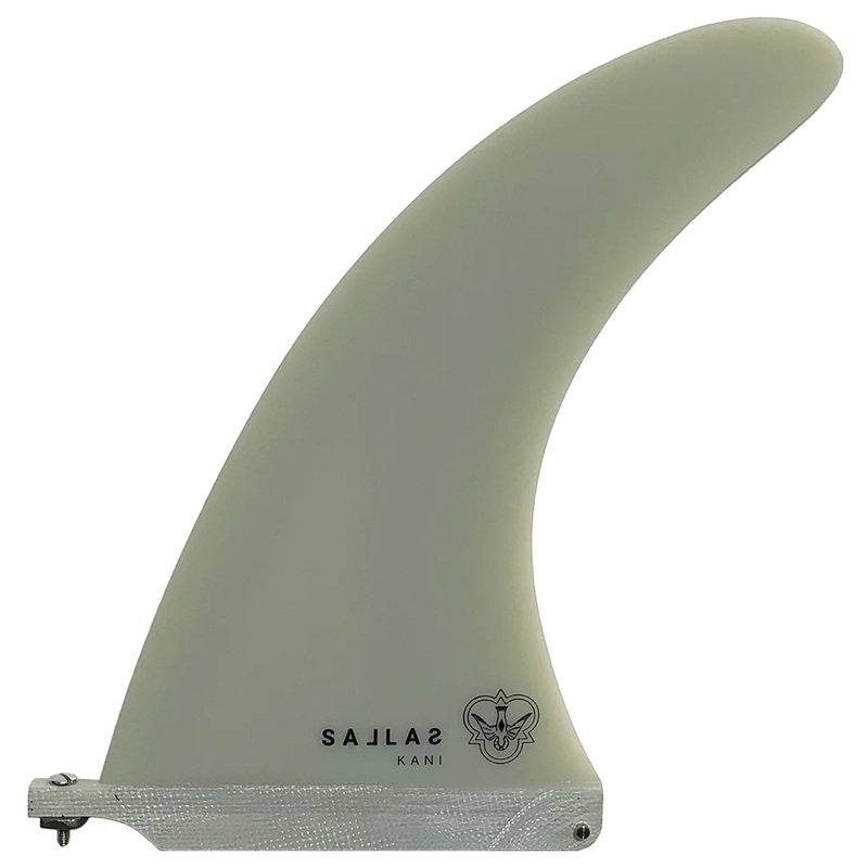 Flying Diamonds Sallas X Kani Longboard Fin – 9.5″/Kani White