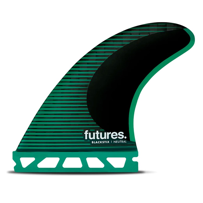 Futures F6 Blackstix Tri Fin Set – Medium/Green