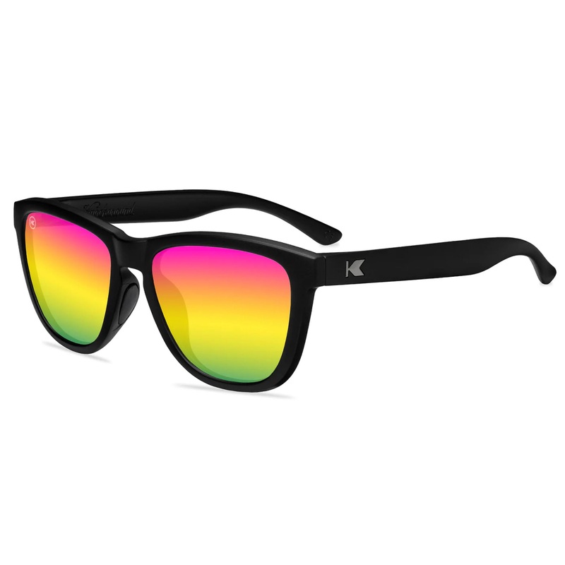 Knockaround Premiums Sport Men’s Sunglasses – Rainbow On Black Polarized