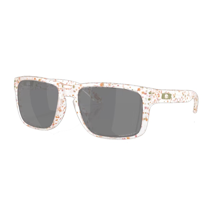 Oakley Holbrook Men’s Sunglasses – Clear Terrazzo/Prizm Black Polarized