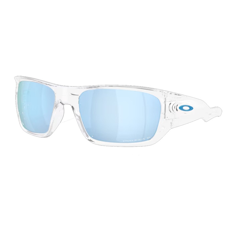 Oakley Masseter Men’s Sunglasses – Polished Clear/Prizm Deep Water Polarized