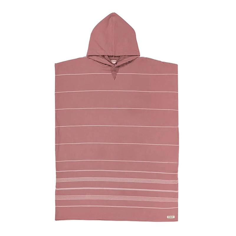 Sand Cloud Classic Stripe Hooded Poncho – Withered Rose