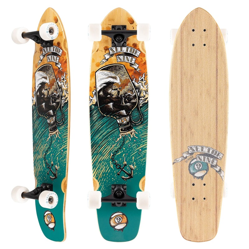Sector 9 Strand Storm 34 Complete Skateboard