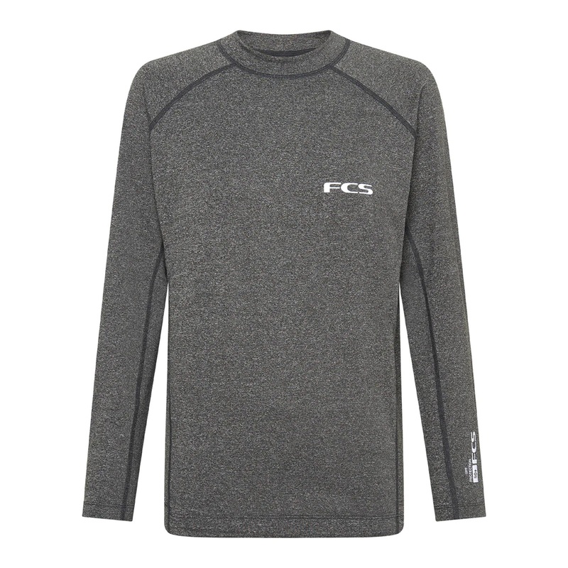FCS Essential Men’s L/S Rashguard – Heather Grey