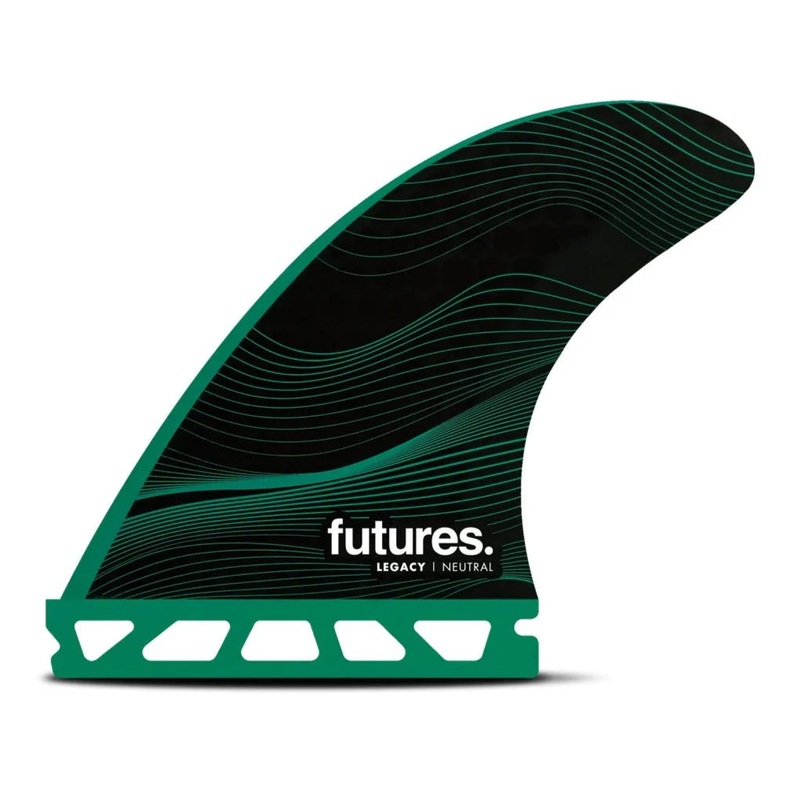 Futures F6 Honeycomb 5-Fin Surfboard Fins – Medium/Green