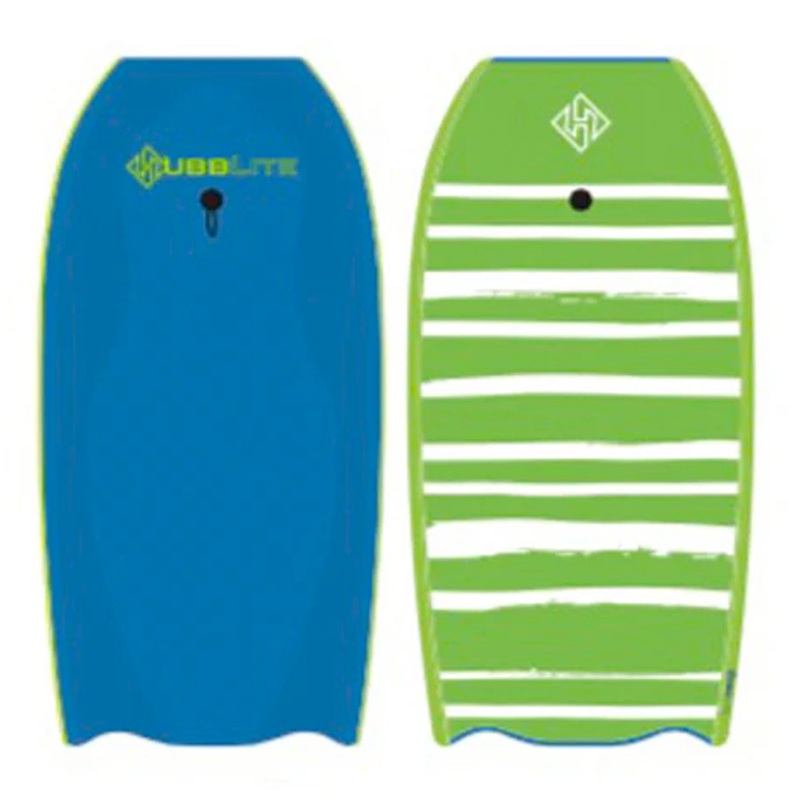 Hubboards Hublite 42″ EPS Bodyboard w/ Leash – Blue