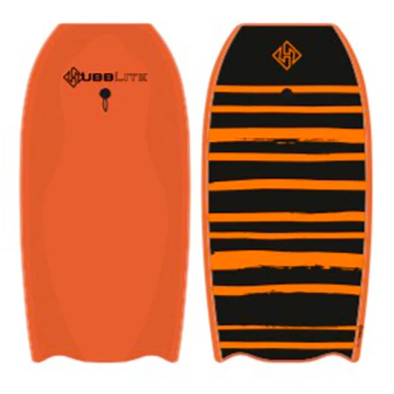 Hubboards Hublite 42″ EPS Bodyboard w/ Leash – Orange