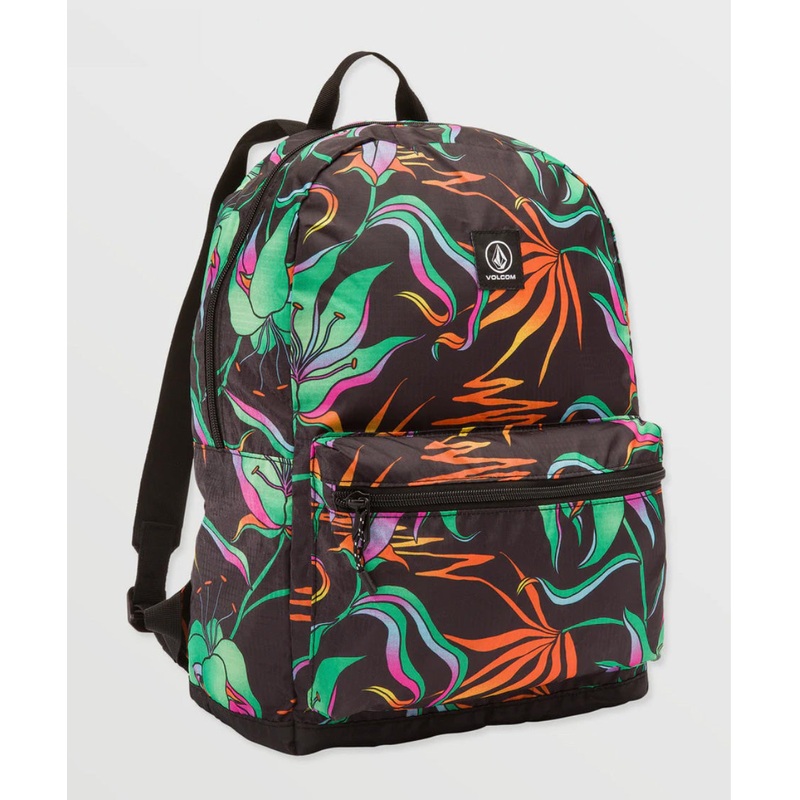 Volcom BT Packable Backpack – Black/Green
