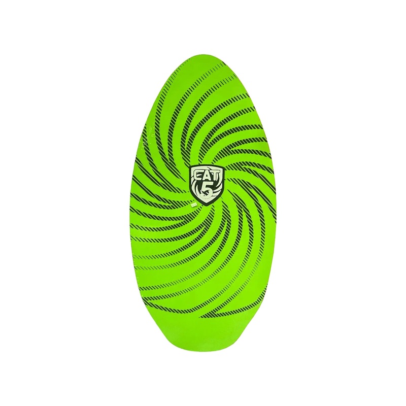 Cat 5 Spiral 45″ Skimboard – Green