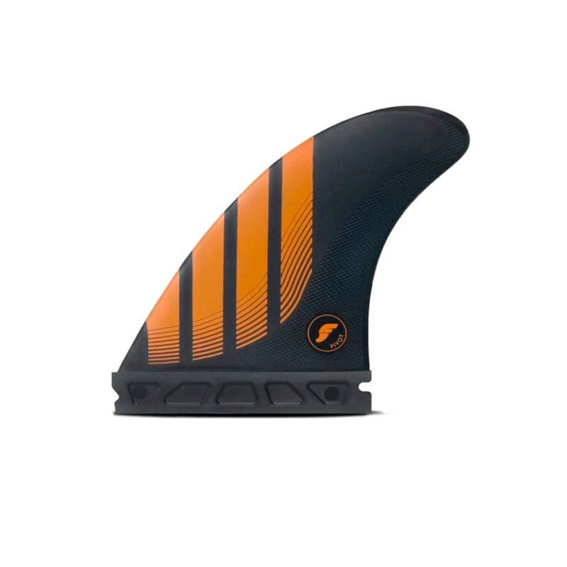 Futures P6 Alpha Tri Surfboard Fins – Medium/Orange