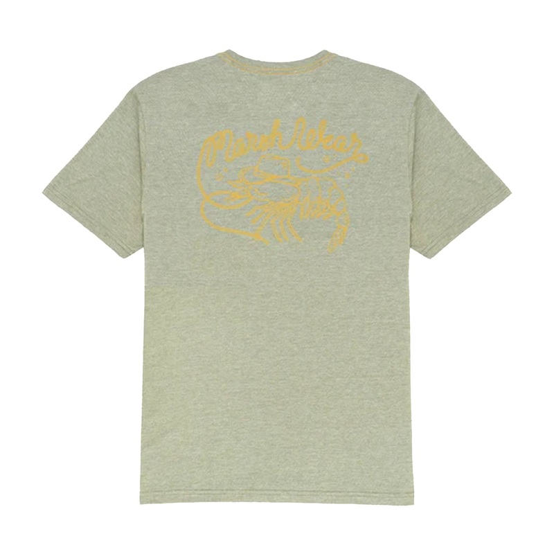 Marsh Wear Western Shrimp Men’s S/S T-Shirt – Fossil Heather