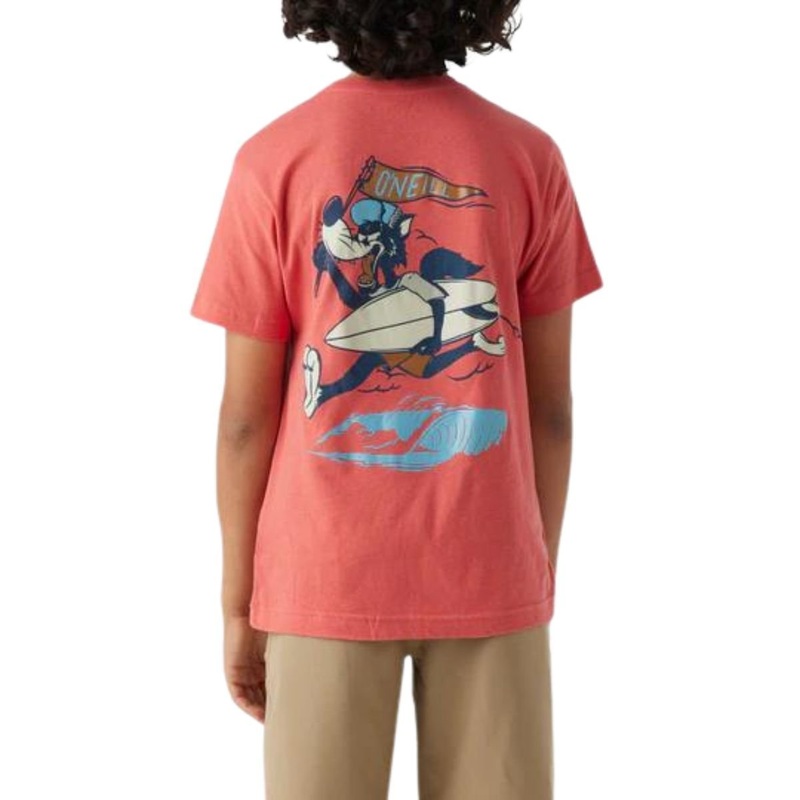 O’Neill Boy’s Charger Tee in Hot Red