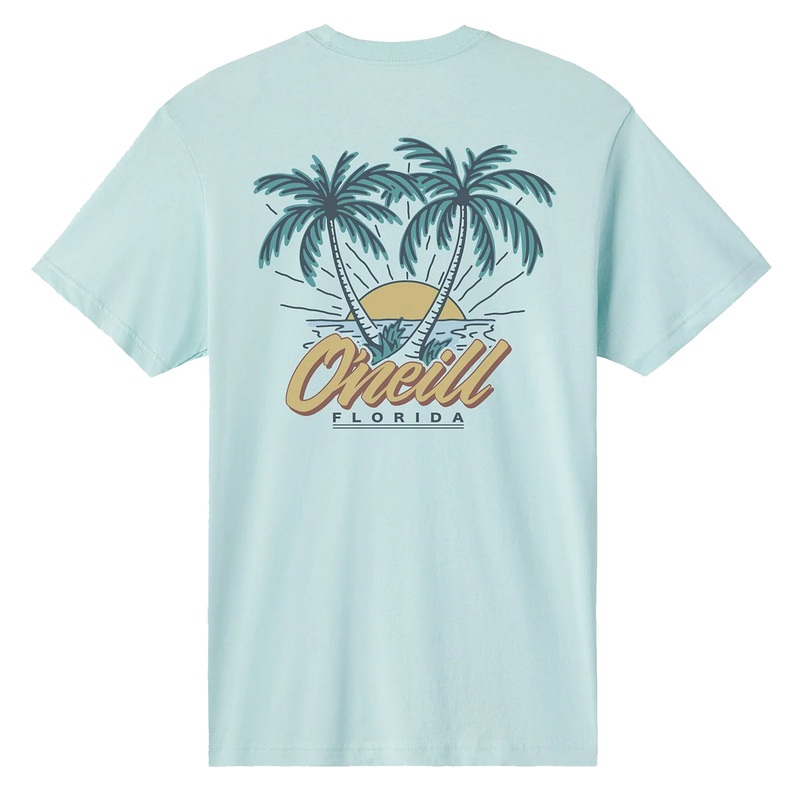 O’Neill Daybreak Standard Men’s S/S T-Shirt – Pastel Turquoise