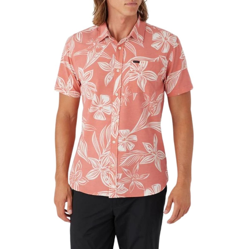 O’Neill TRVLR UPF Traverse Standard Shirt in Auburn