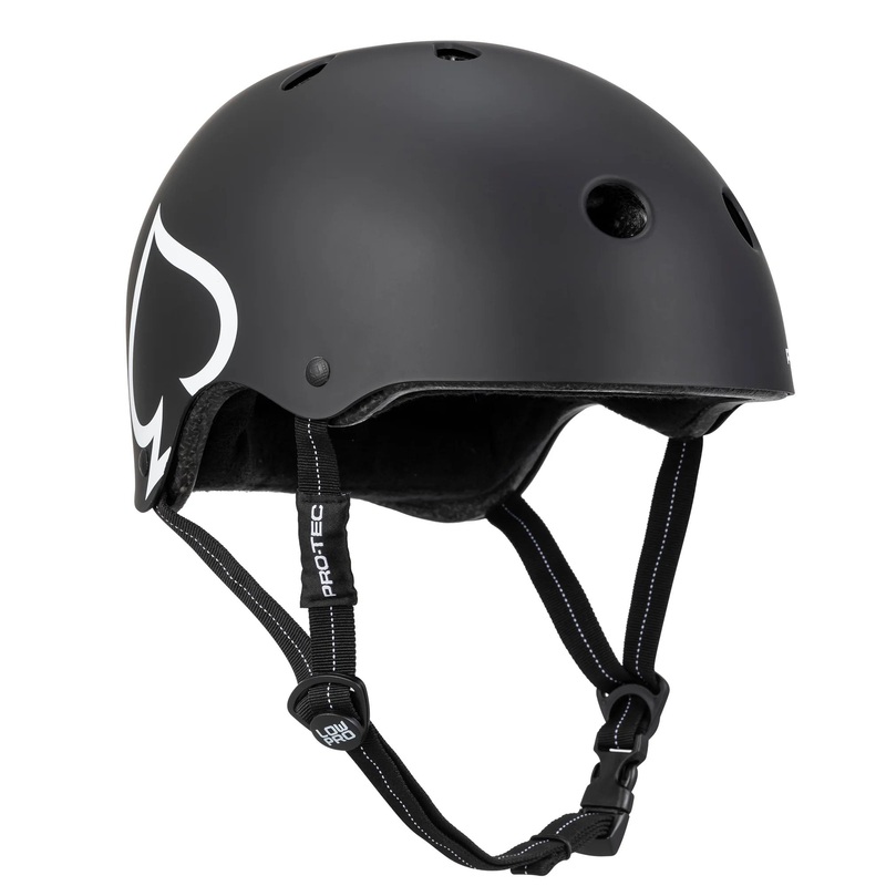 Pro-Tec Low Pro Skate Helmet – Matte Black