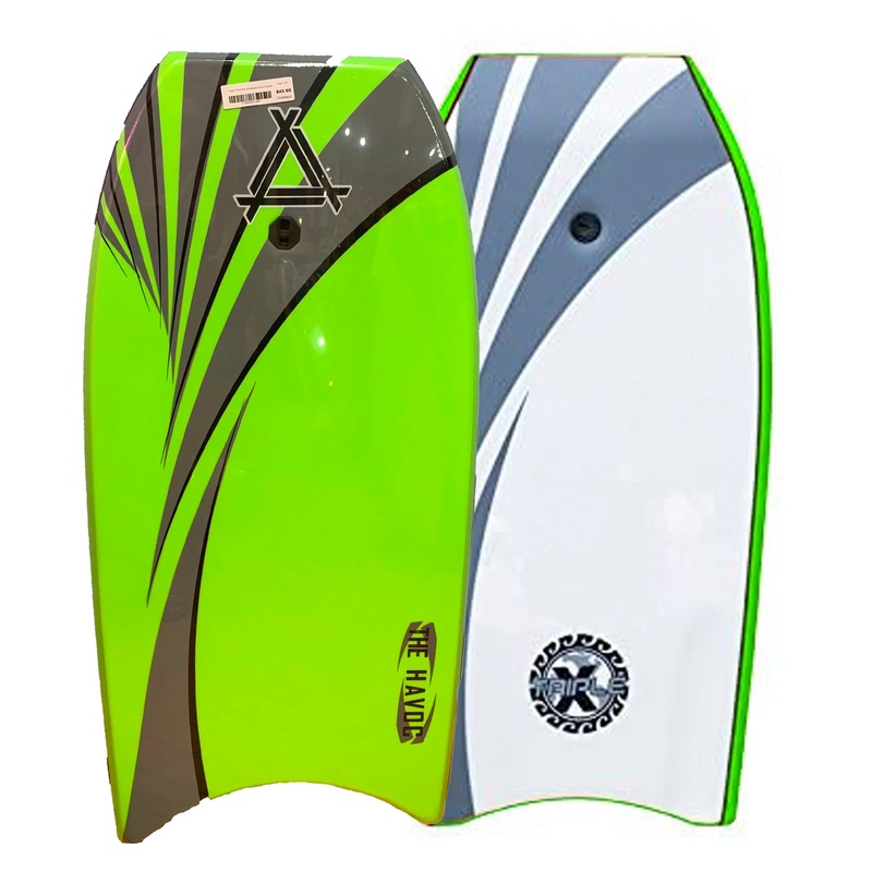 Triple X Havoc 42″ Bodyboard w/ Leash – Green