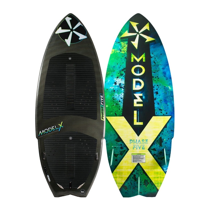 Phase 5 Model X Wakesurf Board 2024 – Black Pads