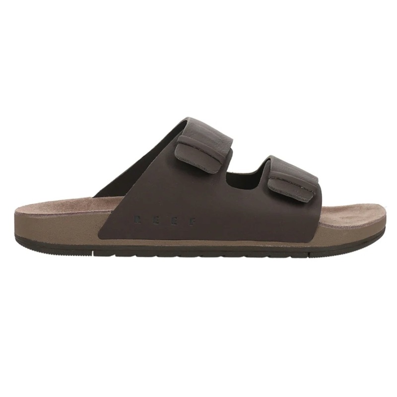 Reef Ojai Two Bar Men’s Sandal in Brown Leather