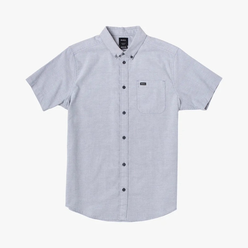 RVCA Thatll Do Stretch Short Sleeve Boy’s Woven in Pavement