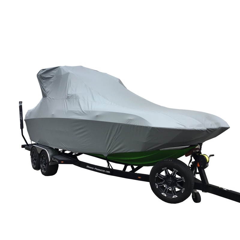Supra SA With Roswell Pro Edge Tower and Factory bimini Double Up Storage Cover
