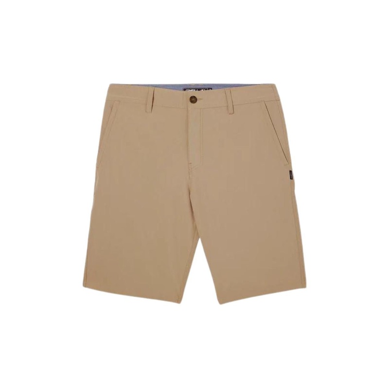 O’Neill Reserve Solid 21″ Hybrid Shorts in Khaki