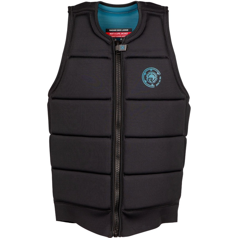 Radar Drifter Comp Wake Vest in Black / Battleship Blue