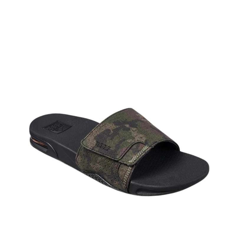 Reef Men’s Fanning Slide in Olive Camo