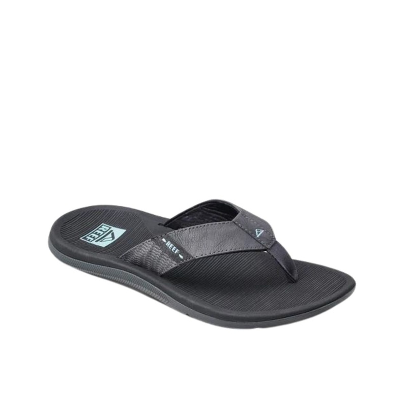 Reef Santa Ana Men’s Sandal in Gunmetal/Ocean