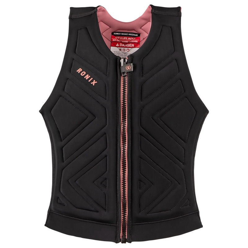 Ronix Moon Stone Women’s Comp Wake Vest in Black / Rose Gold