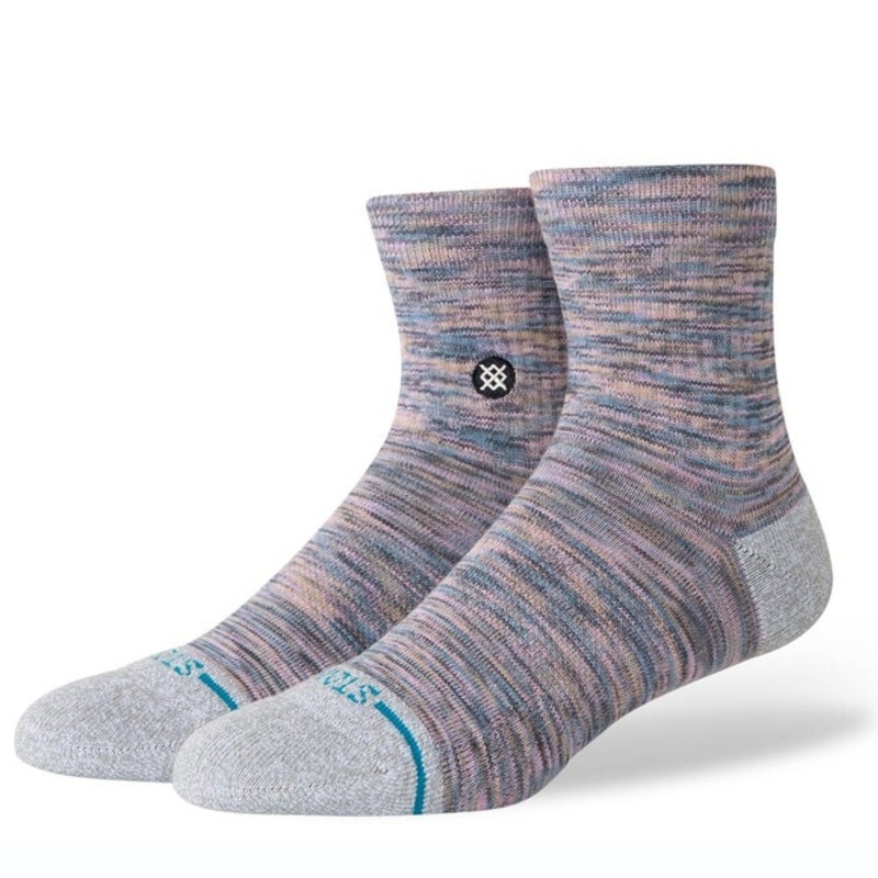 Stance Blended Quarter Socks in Lilac Ice