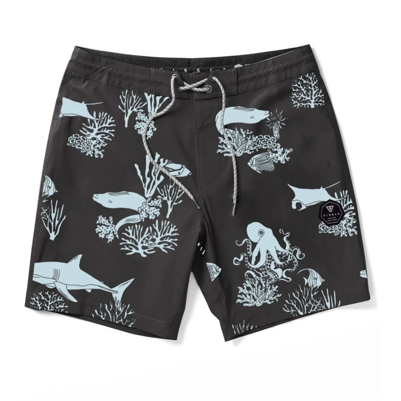 Vissla Mega Lab 13″ Kids Boardshort in Phantom