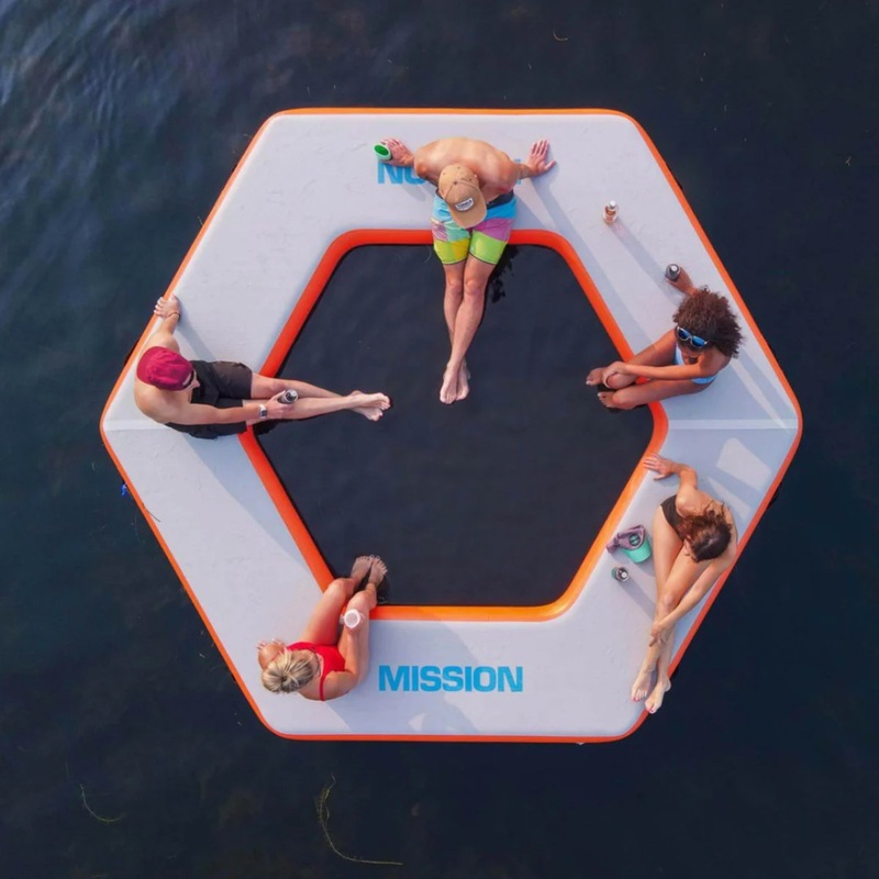 Mission Inflatable Mat | REEF SPLASH 101 | HEXAGON – 12′ x 11′ x 8″