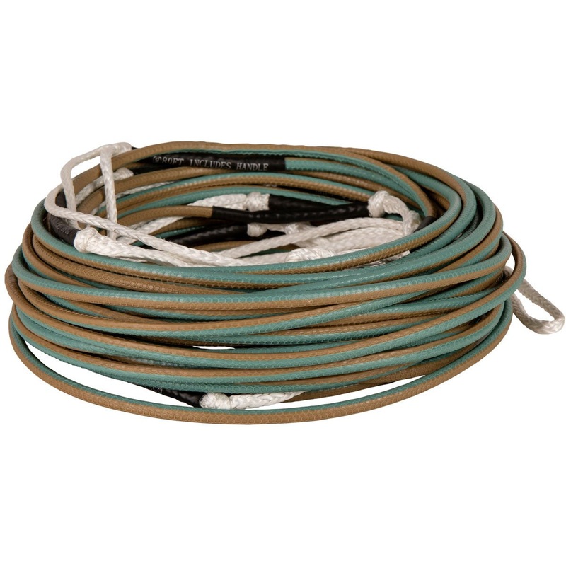 Ronix R8 80 ft. 8 Section Wakeboard Rope in Blue / Champagne