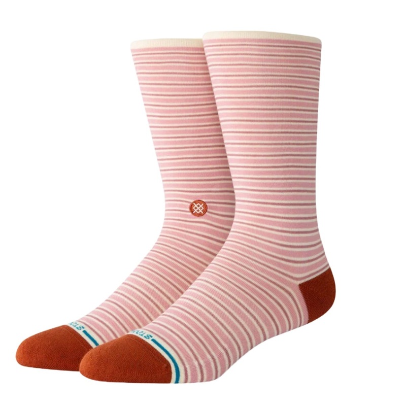 Stance Fortune Crew Socks in Dusty Rose