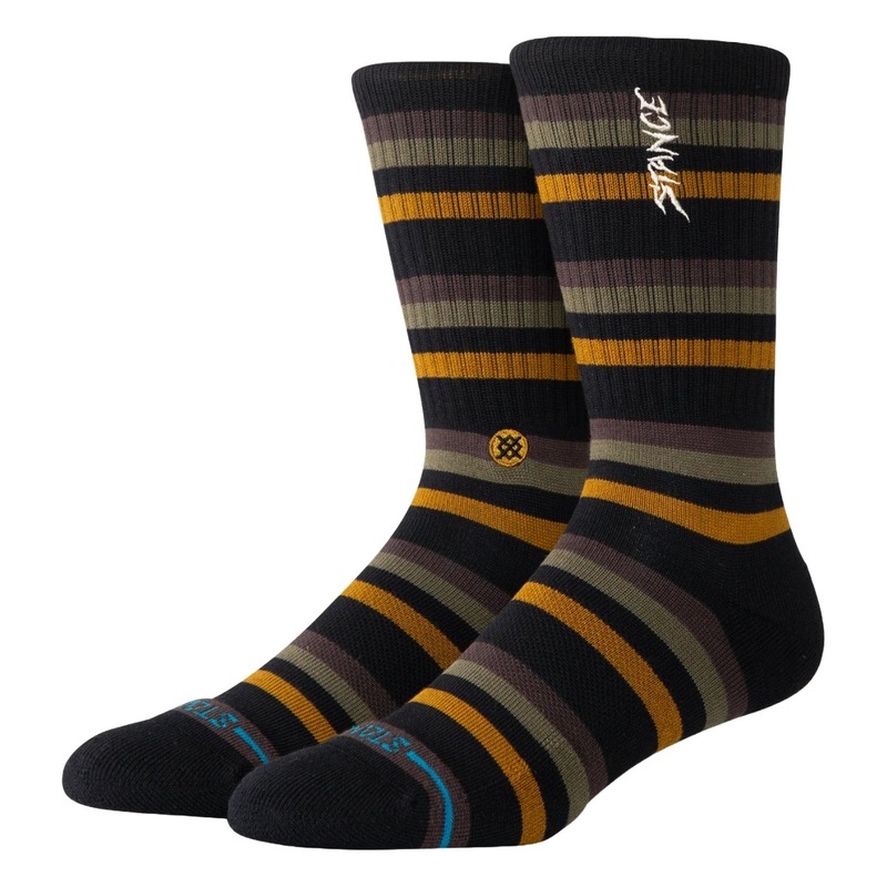 Stance Slipping Crew in Black