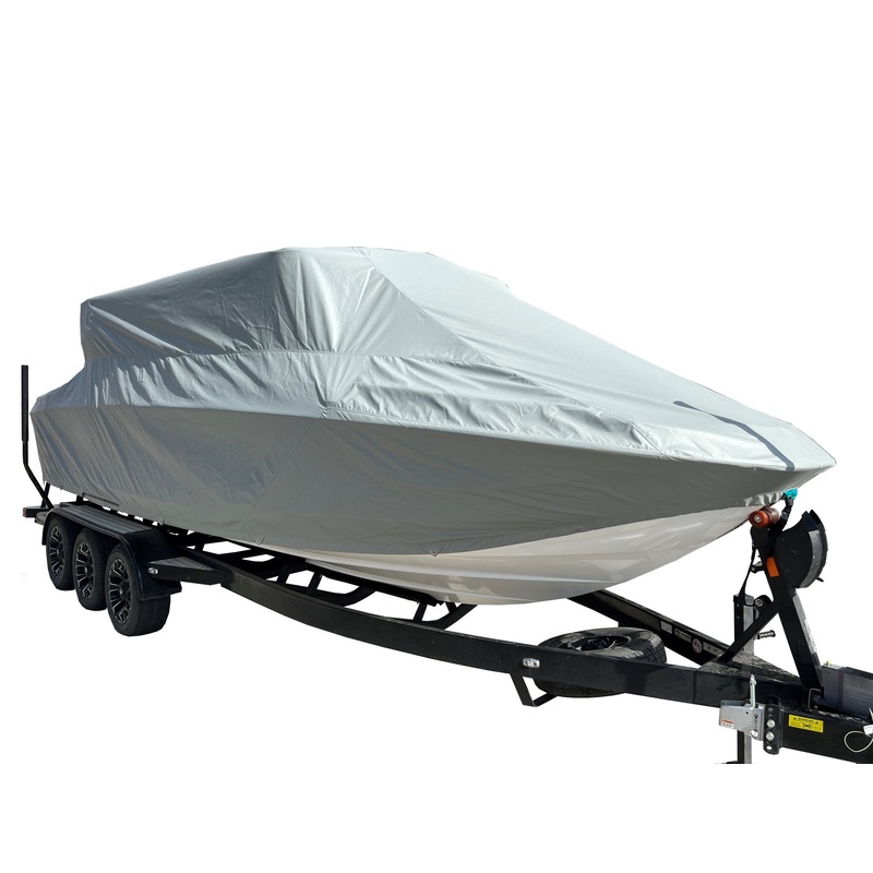 Centurion Ri245 with PPT and Factor bimini Double Up Tower Down Storage Cover