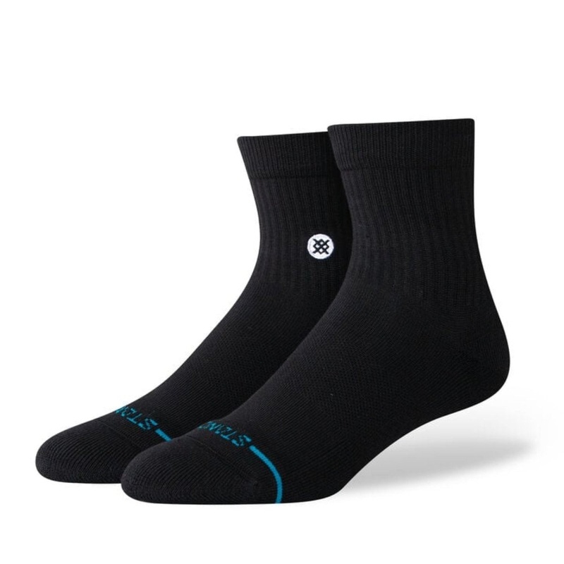 Stance Icon Quarter Socks in Black