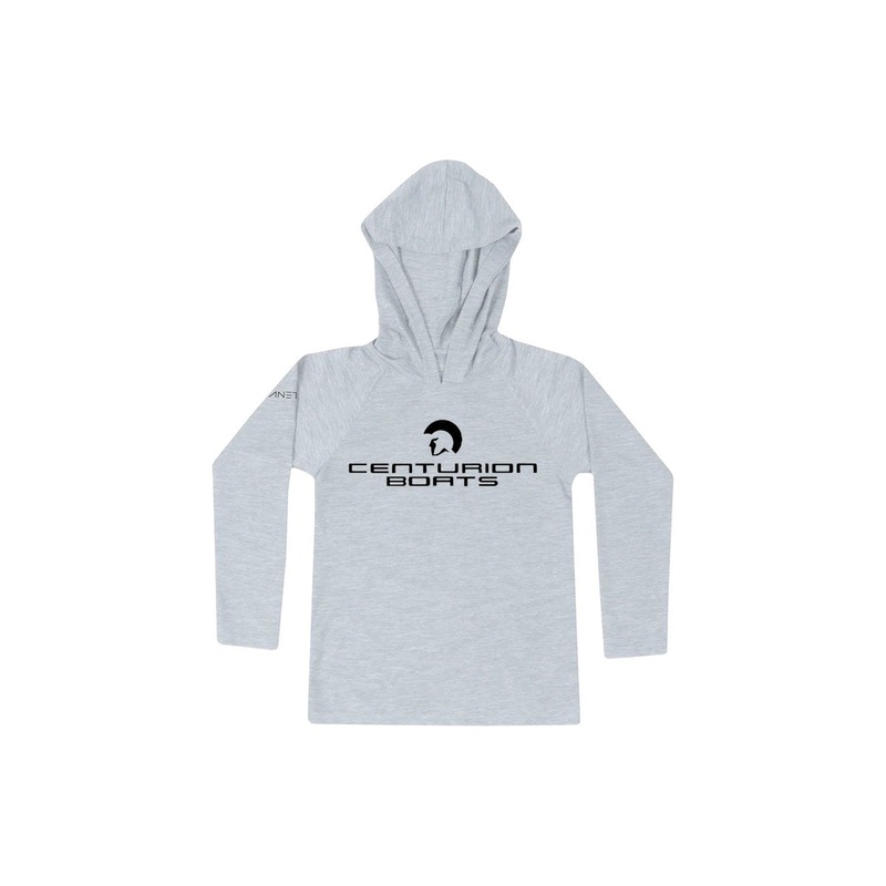 Anetik Centurion Explorer Kids Tech Hoody in Alloy Heathered