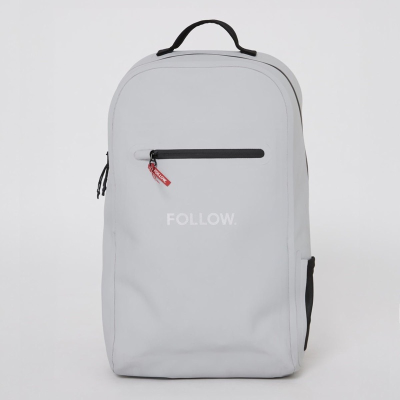 Follow Life Backpack in Light Grey