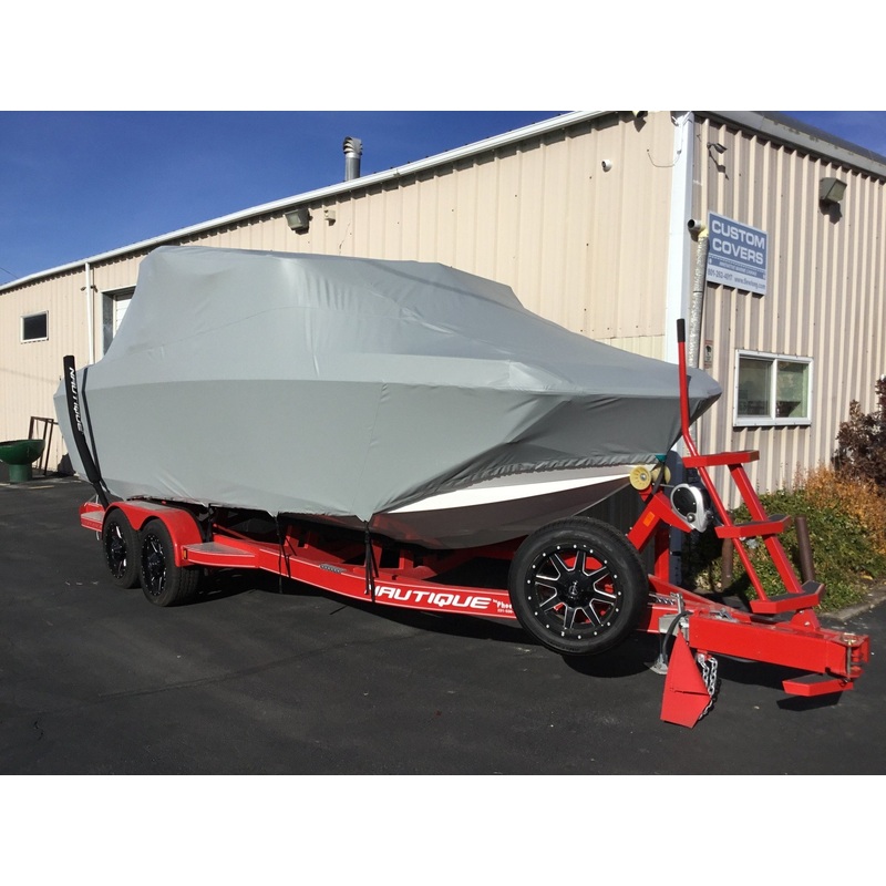 Nautique paragon G23 with telescoping tower Tower Down Double Up Storage Cover