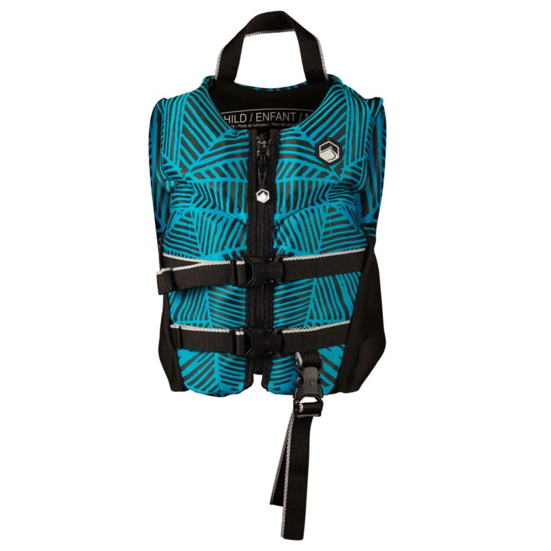 Liquid Force Fury Kids CGA Life Jacket in Blue/Black