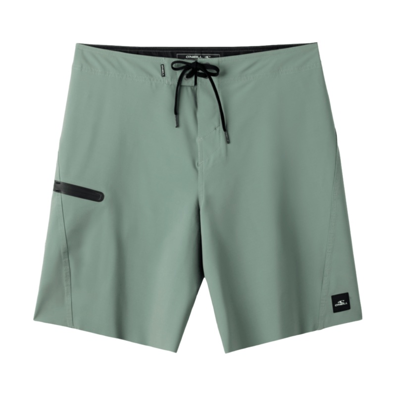 O’Neill Hyperfreak Tech Solid 19″ Boardshorts in Sage